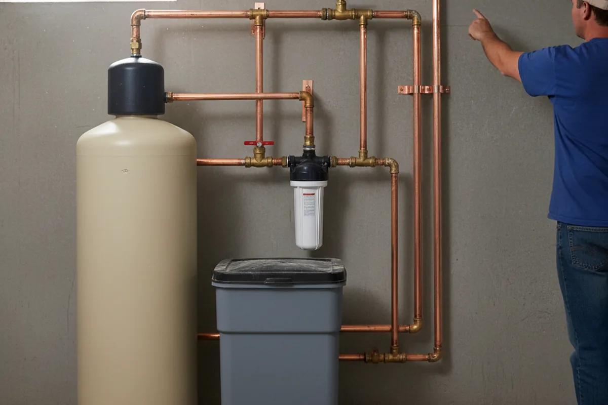 Whole-house water treatment system installed in Cross Junction